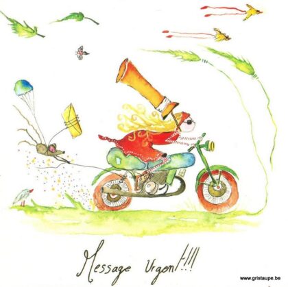 carte postale illustrée par carole schertzer et éditée aux éditions de mai