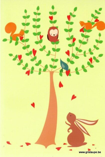 carte postale illustrée par alice de page et éditée aux éditions de mai lapin