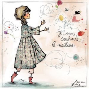 Cartes Postales 4 Gris Taupe