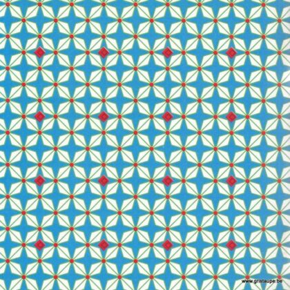papier petit pan hélium bleu