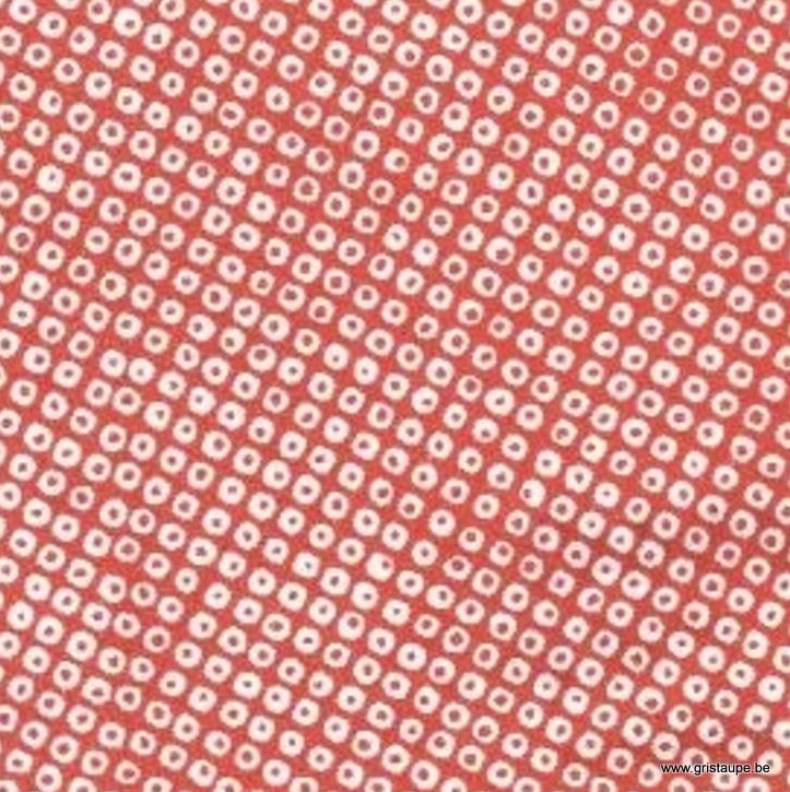 papier japonais washi petits points rouges