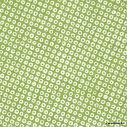 papier japonais washi petits points verts