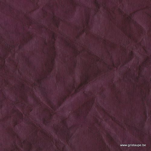 papier lokta tramé translucide fabriqué par lamali au népal couleur aubergine