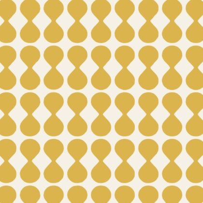 papier bindewerk motif géométrique jaune sur fond blanc